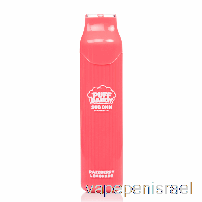 חד פעמי Vape Israel Puff Daddy 6000 לימונדת פטל חד פעמית